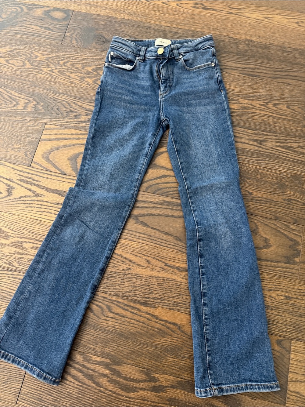 DL 1961 denim bootcut jeans Girls size 10